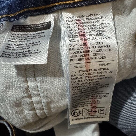 Levi’s 565 Relaxed Straight Fit Jeans Men’s 30x32 Blue Denim Mid Rise - Picture 4 of 9